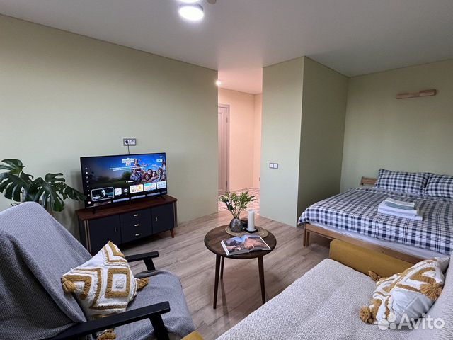 

1-к. квартира, 34 м², 2 кровати
