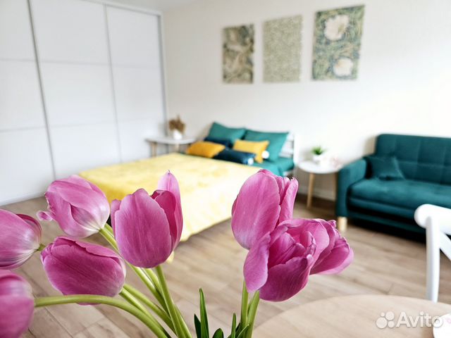 

1-к. квартира, 30 м², 2 кровати
