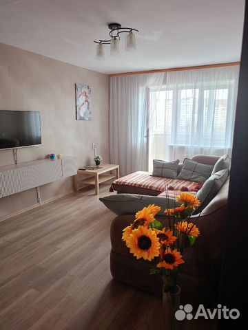 

1-к. квартира, 37 м², 2 кровати