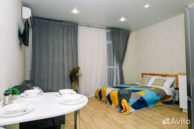 

Квартира-студия, 29 м², 2 кровати