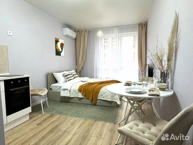 

Квартира-студия, 25 м², 3 кровати
