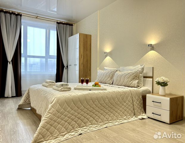 

1-к. квартира, 62 м², 3 кровати