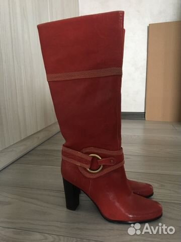 Сапоги кожаные новые Италия Сапоги кожаные новые Италия