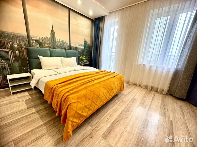 

1-к. квартира, 39 м², 2 кровати