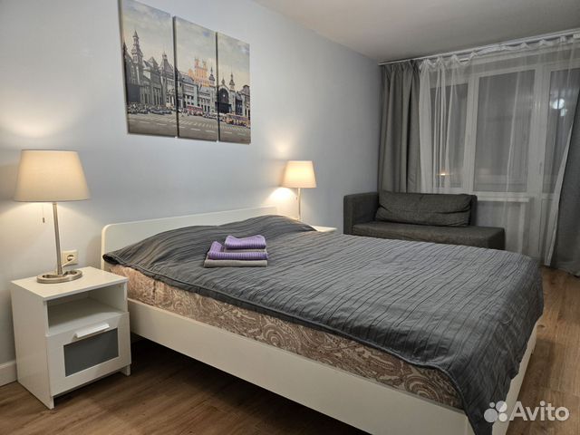 

1-к. квартира, 30 м², 2 кровати