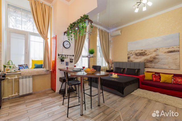 

Квартира-студия, 30 м², 2 кровати