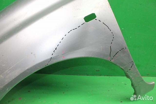 Крыло переднее левое Nissan Micra K12 03-10 г Крыло переднее левое Nissan Micra K12 03-10 г