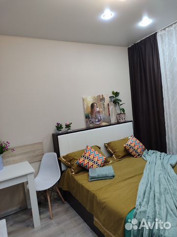 

Квартира-студия, 27 м², 1 кровать