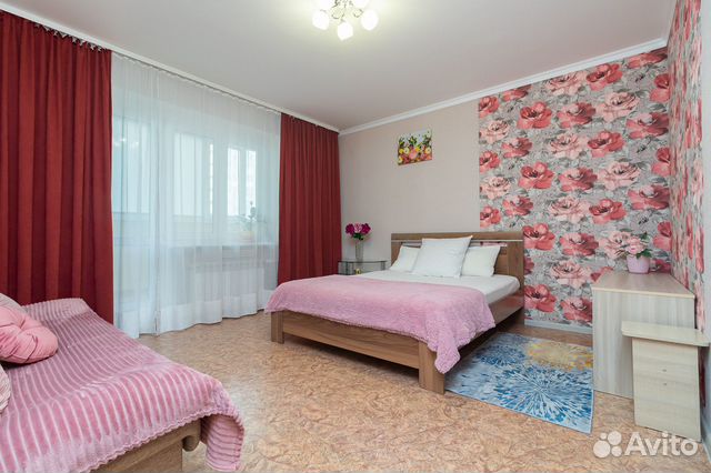 

1-к. квартира, 45 м², 3 кровати