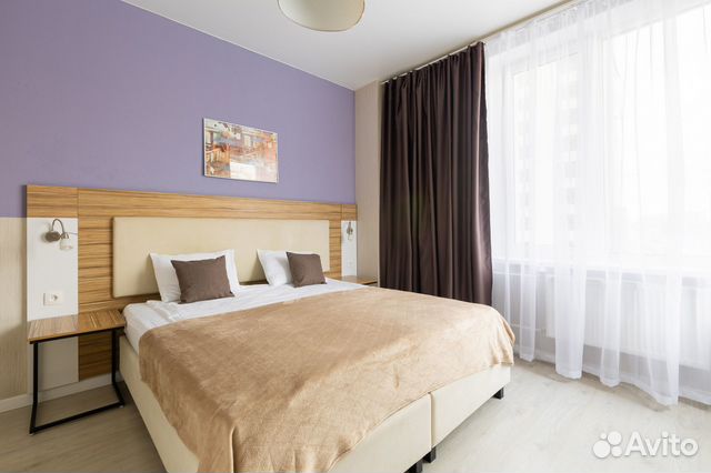 

1-к. квартира, 38 м², 2 кровати
