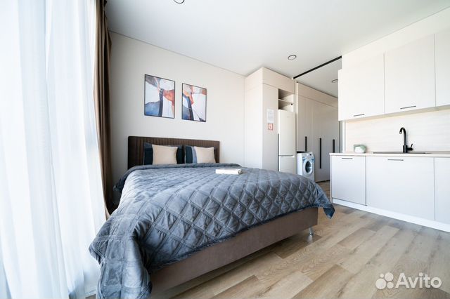 

Квартира-студия, 25 м², 1 кровать