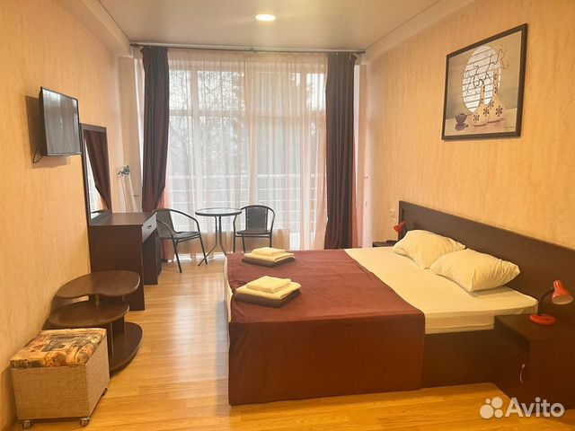 

1-к. квартира в апарт-отеле, 30 м², 2 кровати