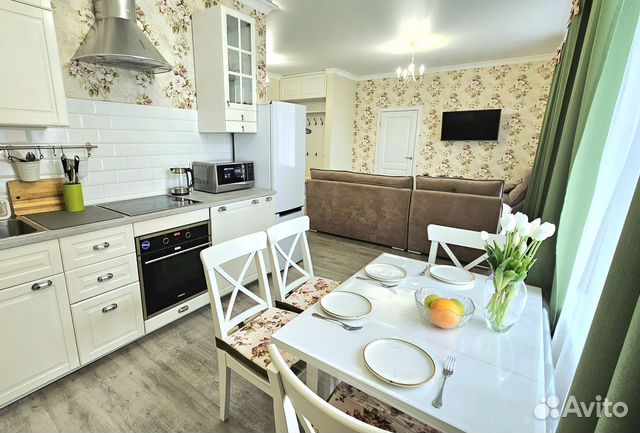 

1-к. квартира, 52 м², 2 кровати
