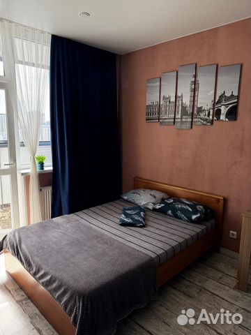 

Квартира-студия, 27 м², 2 кровати