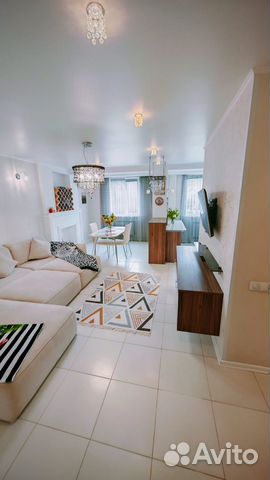 

3-к. квартира, 80 м², 4 кровати