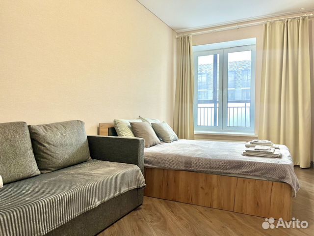 

1-к. квартира, 40 м², 2 кровати