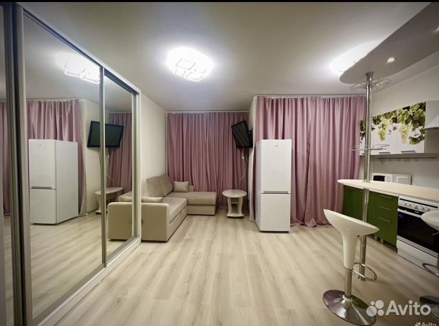 

Квартира-студия, 28 м², 2 кровати