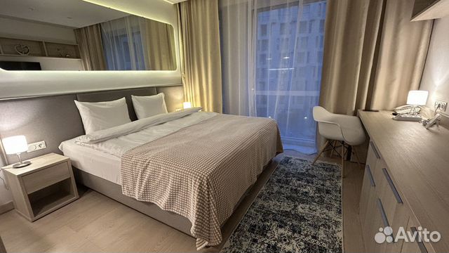 

Квартира-студия, 27 м², 1 кровать