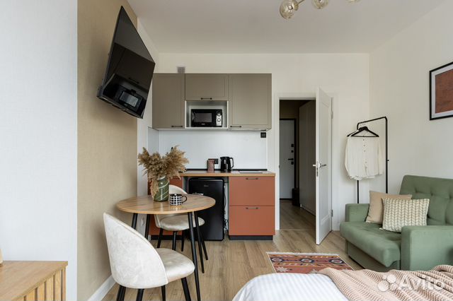 

Квартира-студия, 20 м², 2 кровати