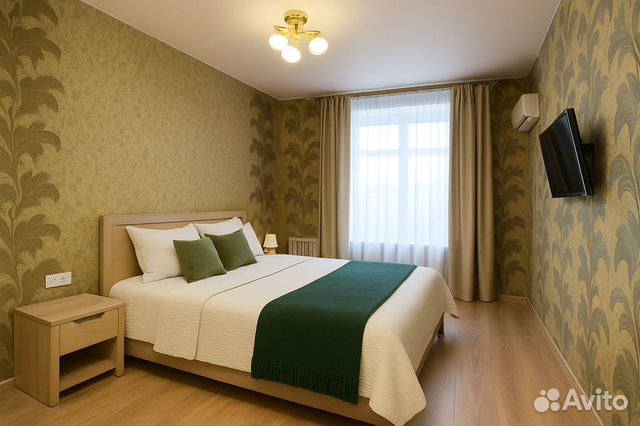 

1-к. квартира, 51 м², 2 кровати