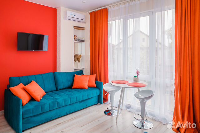 

Квартира-студия, 24 м², 2 кровати
