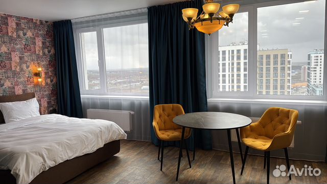 

Квартира-студия, 39 м², 1 кровать