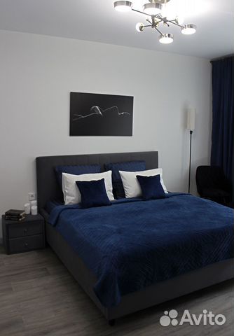 

1-к. квартира, 55 м², 2 кровати