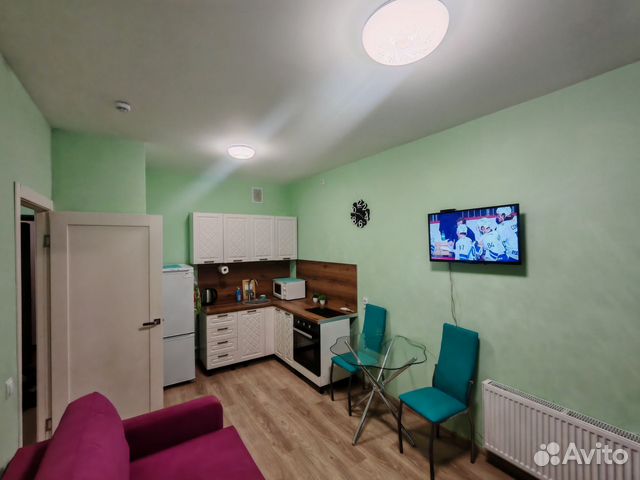 

1-к. квартира, 34 м², 2 кровати