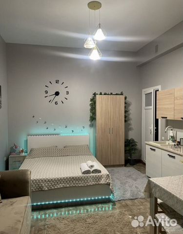 

Квартира-студия, 35 м², 2 кровати