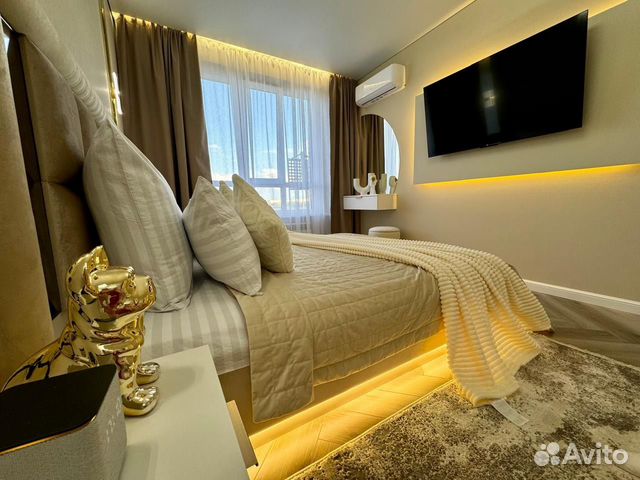 

1-к. квартира, 44 м², 2 кровати