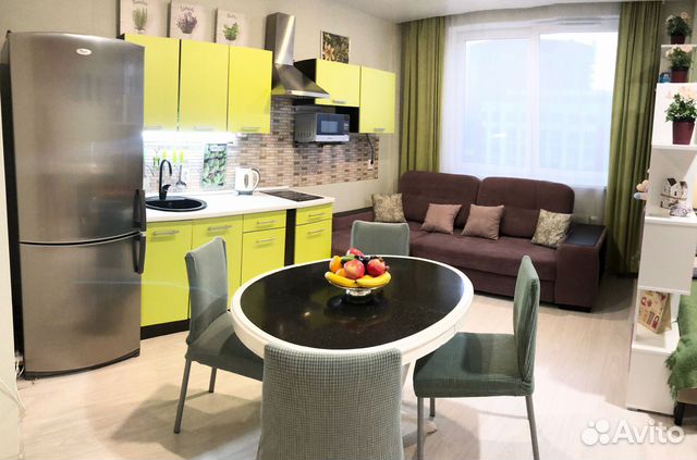 

Квартира-студия, 37 м², 2 кровати