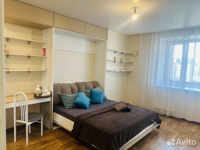 

1-к. квартира, 42 м², 2 кровати
