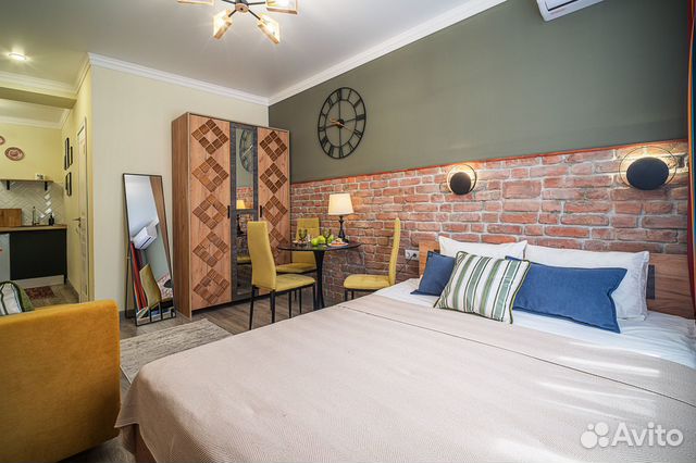

Квартира-студия, 27,5 м², 2 кровати