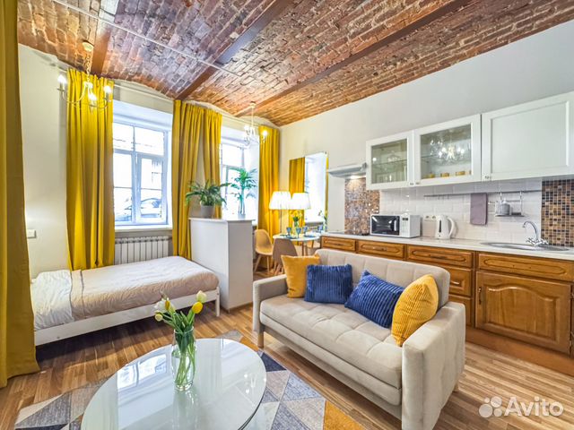 

Квартира-студия, 30 м², 2 кровати