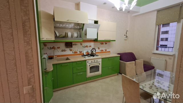 

1-к. квартира, 45 м², 3 кровати