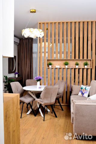 

Квартира-студия, 44 м², 2 кровати
