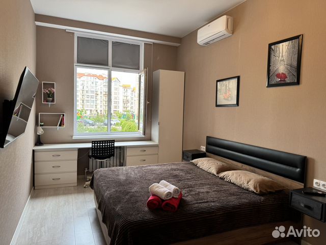

1-к. квартира, 44 м², 3 кровати