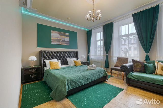 

Квартира-студия, 32 м², 2 кровати