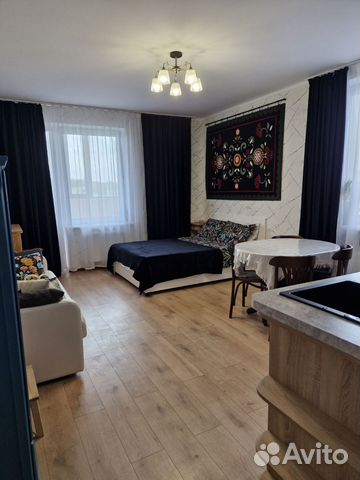 

Квартира-студия, 35 м², 2 кровати