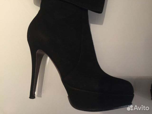 Женские замшевые сапоги Gianvito Rossi Женские замшевые сапоги Gianvito Rossi