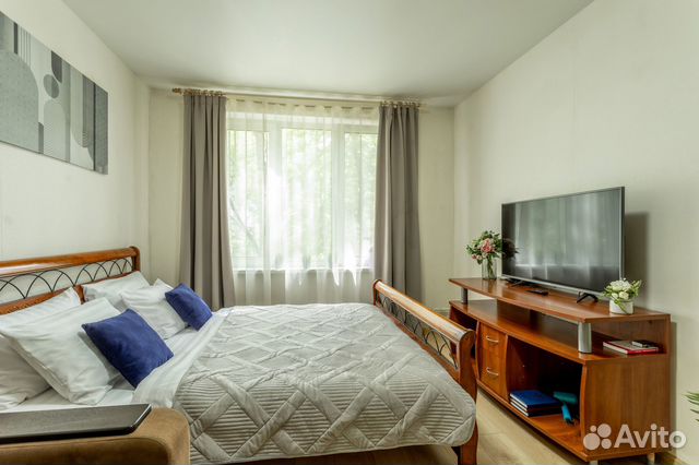 

1-к. квартира, 38 м², 2 кровати