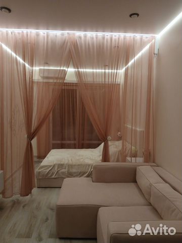 

Квартира-студия, 34 м², 2 кровати