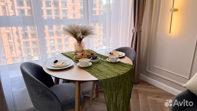

1-к. квартира, 40 м², 2 кровати