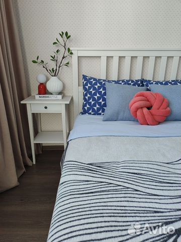 

1-к. квартира, 38 м², 2 кровати