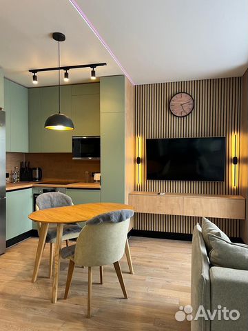 

Квартира-студия, 35 м², 2 кровати