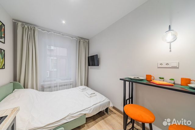 

Квартира-студия, 18 м², 1 кровать