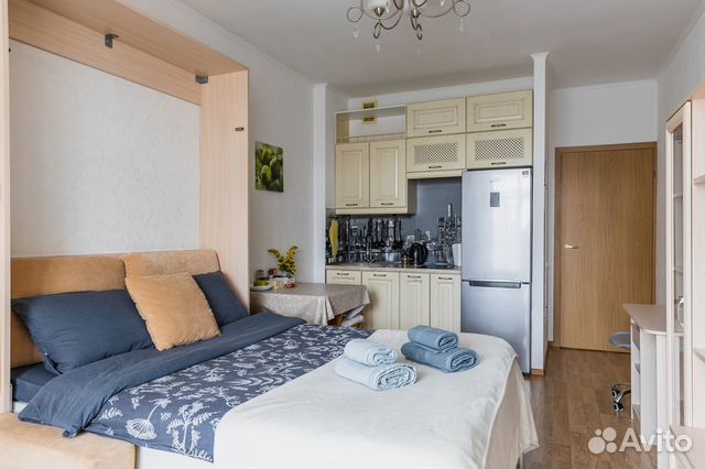 

Квартира-студия, 25,6 м², 1 кровать