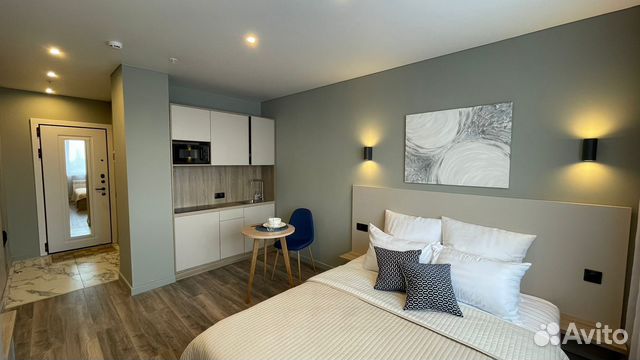 

Квартира-студия в апарт-отеле, 19 м², 1 кровать