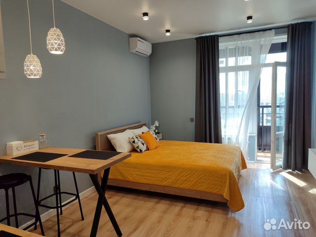 

Квартира-студия, 28 м², 1 кровать