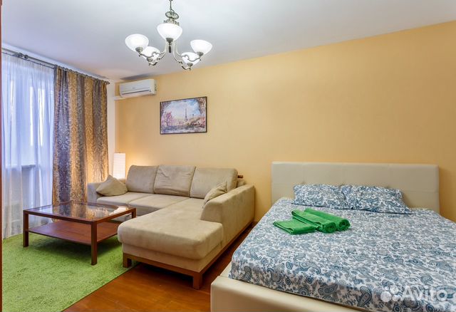 

1-к. квартира, 38 м², 2 кровати